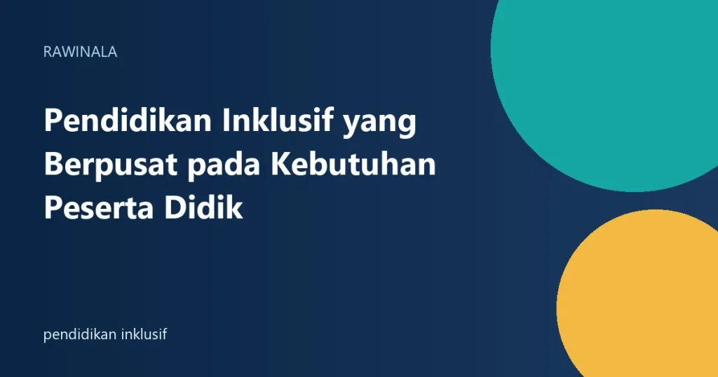 pendidikan inklusif